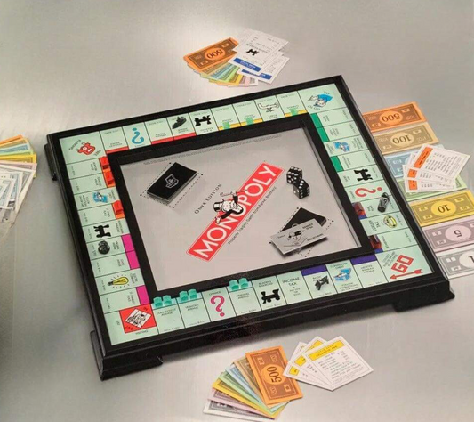 Fully Customisable Monopoly board, Onyx Edition, Christmas Gift