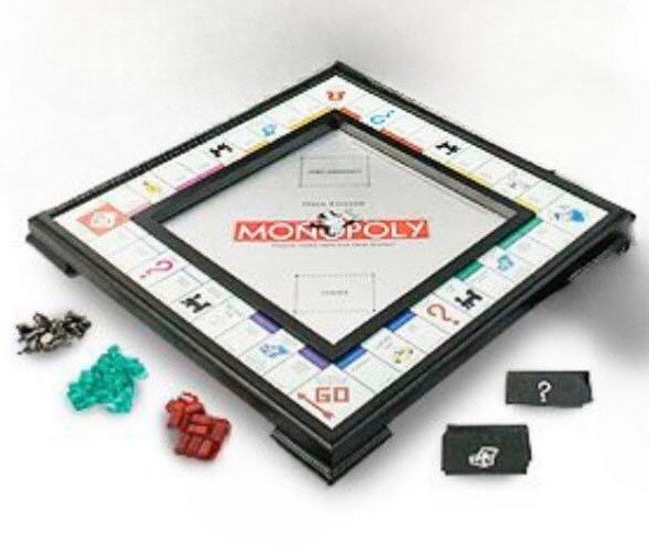 Fully Customisable Monopoly board, Onyx Edition, Christmas Gift
