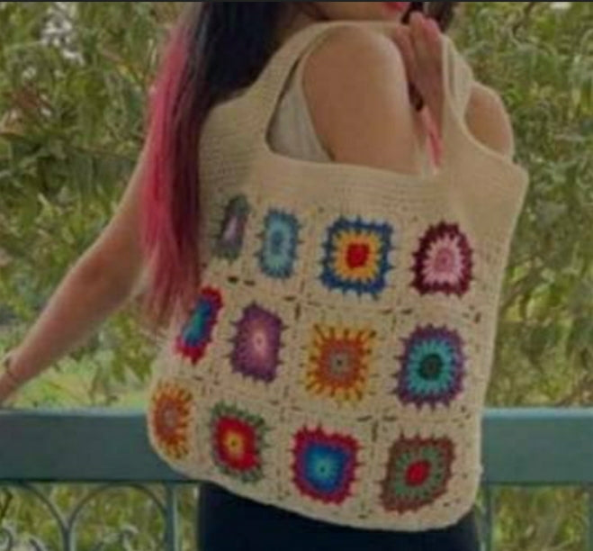 Beach Hobo Handbag crochet