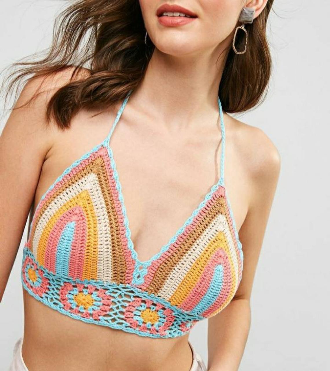 Crochet Beach bikini 2-Pieces Swimsuit,