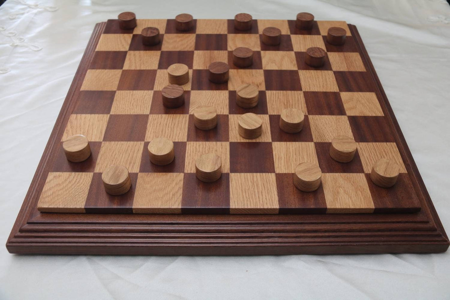 End Grain Checkers Board / Chessboard, Christmas Gift
