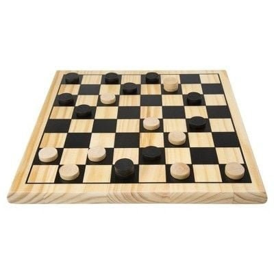 Solid Oakwood Checkers/Chessboard, Christmas Gift