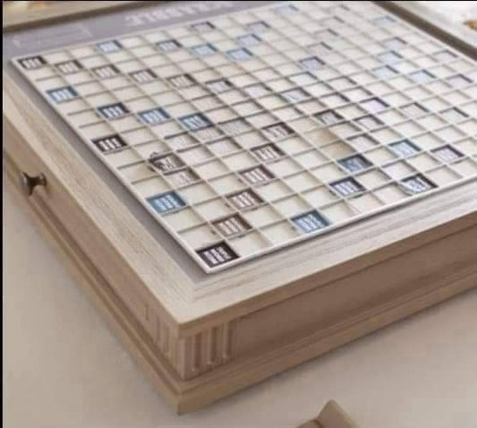 Scrabble Wooden Box