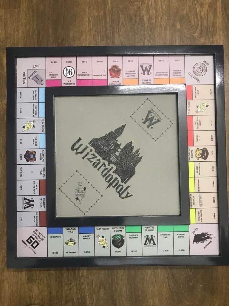 Customised Harry Potter Monopoly Wooden Board